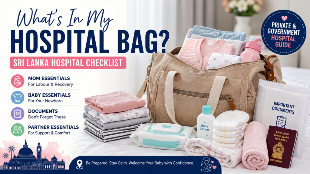 hospital bag checklist Sri Lanka