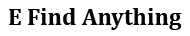 E Find Anything Logo Amp