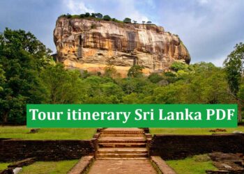 Tour itinerary Sri Lanka PDF