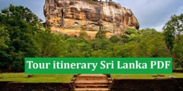 Tour itinerary Sri Lanka PDF