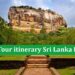 Tour itinerary Sri Lanka PDF