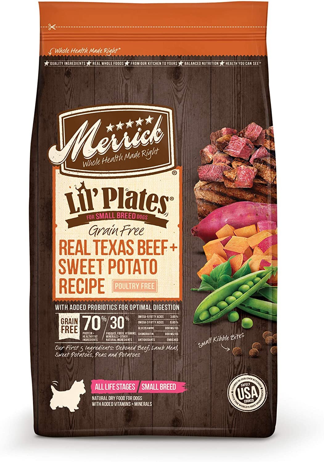 Merrick Lil Plates Small Dog with Real Meat Dry Dog Food