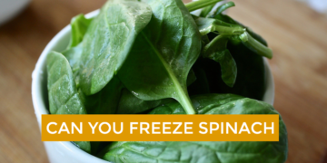 can you freeze spinach