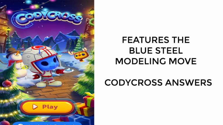 Features The Blue Steel Modeling Move – Codycross Answers