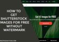 How To Get Shutterstock Images For Free Without Watermark