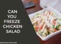 Can You Freeze Chicken Salad