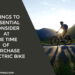 Things to Essential Consider at The Time of Purchase Electric Bike
