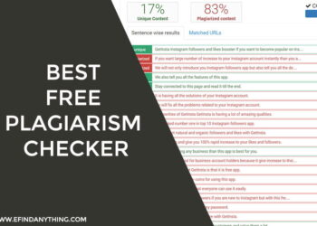 best free plagiarism checker