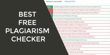 best free plagiarism checker