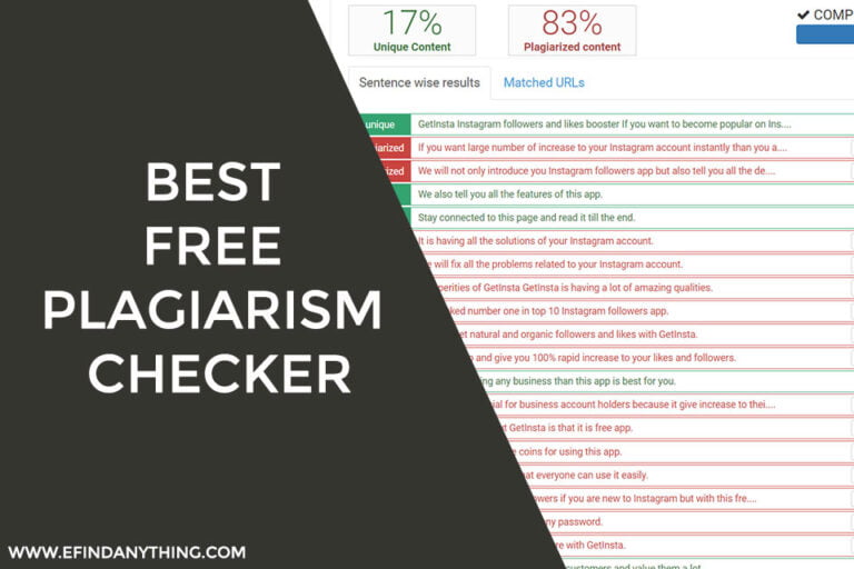 best free plagiarism checker