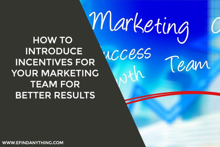 How To Introduce Incentives For Your Marketing Team