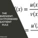 Quotient Rule