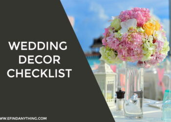 Wedding Decor Checklist