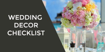 Wedding Decor Checklist