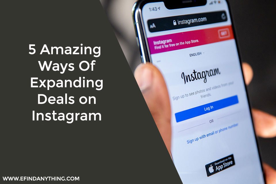 5 Amazing ways Of expanding Deals on Instagram