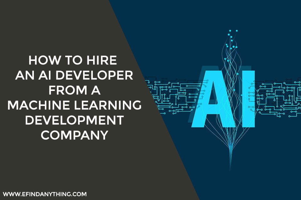 How to Hire an AI Developer from a Machine Learning Development Company