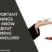 Important Things To Know About Being A Landlord