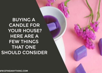 Buying a candle for your house