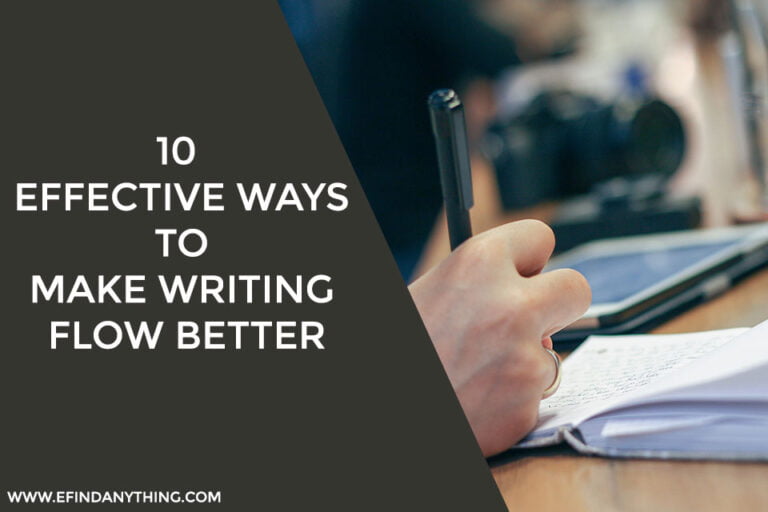 Ways to Make Writing Flow Better