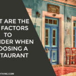 choosing a restaurant
