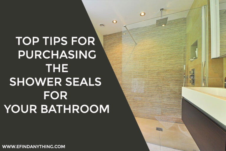 shower seals for your bathroom