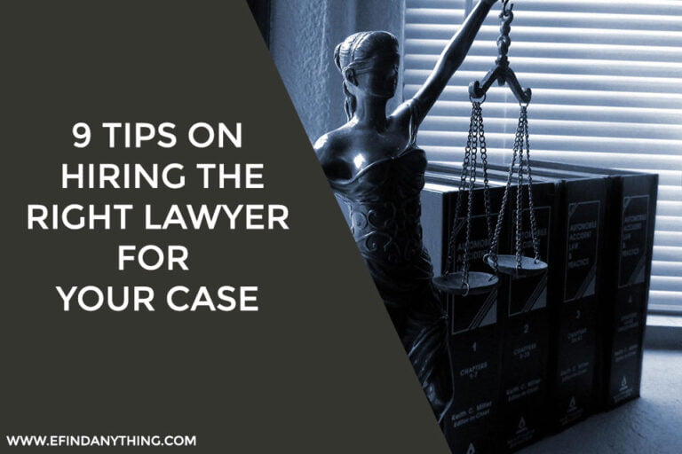 Hiring the Right Lawyer
