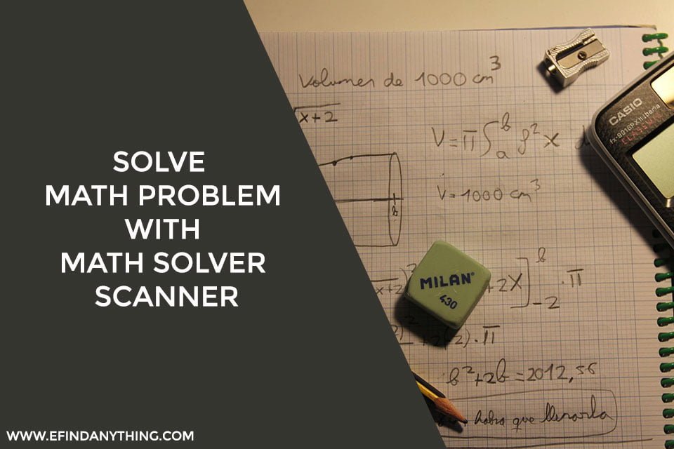 Solve Math Problem with Math Solver Scanner