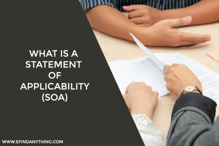 What Is a Statement of Applicability