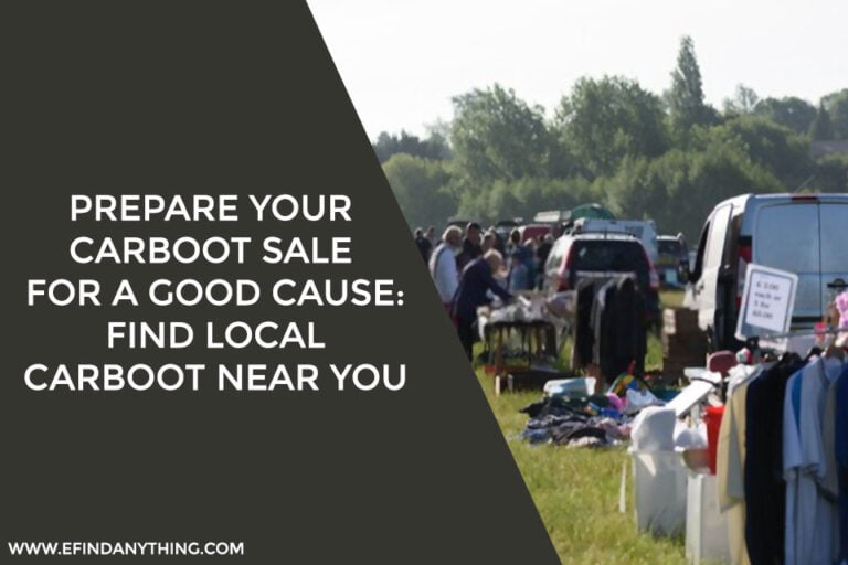 find local carboot near you