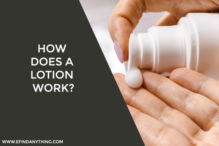 How Does a Lotion Work