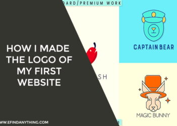 How I made the logo of my first website