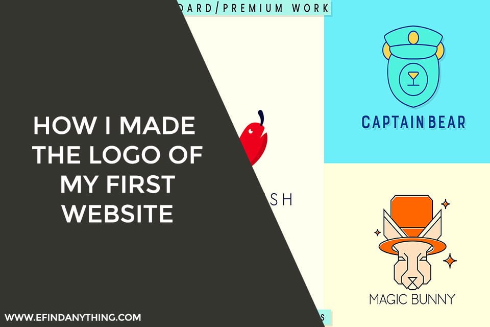How I made the logo of my first website