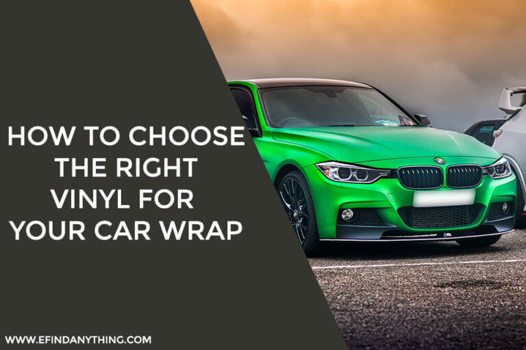 How to Choose the Right Vinyl for Your Car Wrap