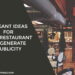 Elegant ideas for your restaurant