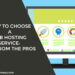 How to Choose a Web Hosting Service