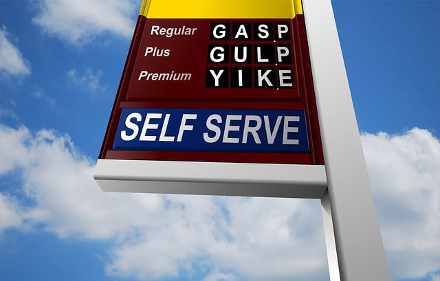 concept image on high gas prices