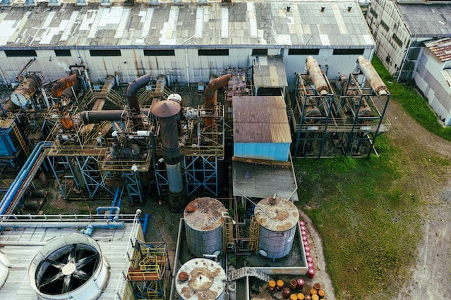 oil and gas plant