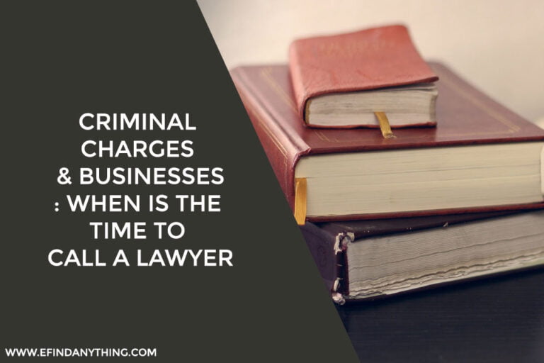 Criminal Charges & Businesses