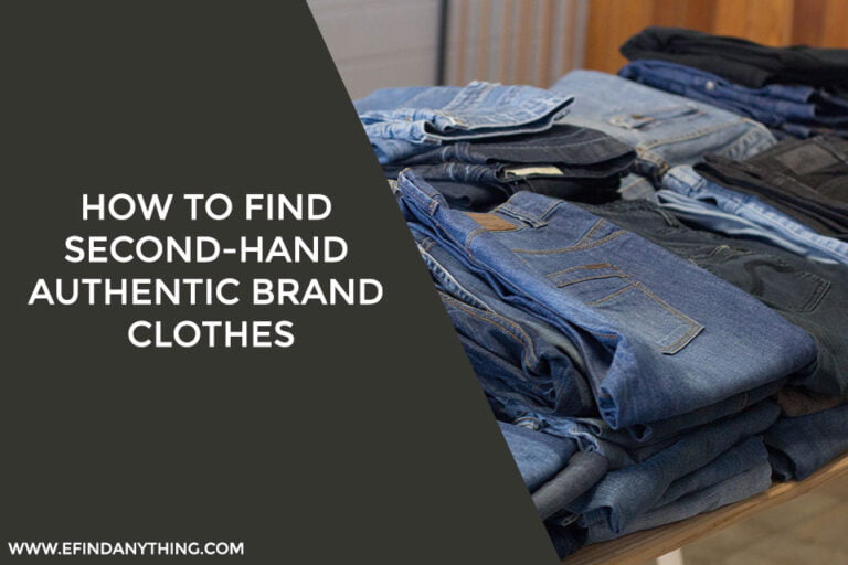 How To Find Second-Hand Authentic Brand Clothes
