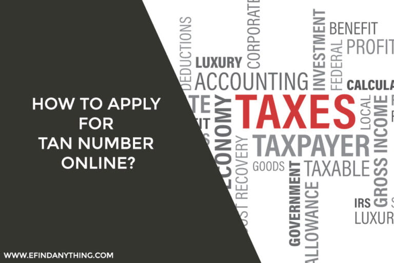 How to apply for TAN number