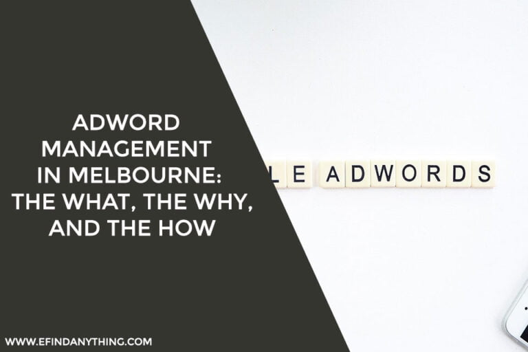 Adword Management in Melbourne