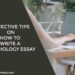 Effective Tips on How to Write a Psychology Essay