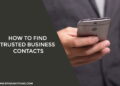 How to find trusted business contacts