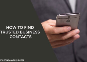 How to find trusted business contacts