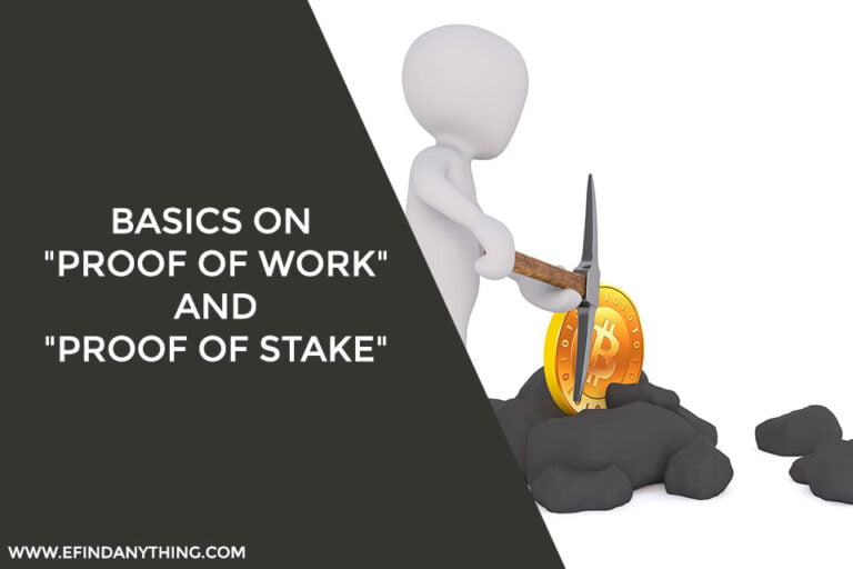Basics on proof of work and proof of stake