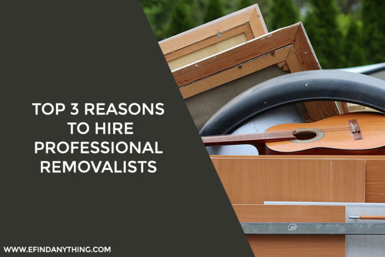 Top 3 Reasons To Hire Professional Removalists