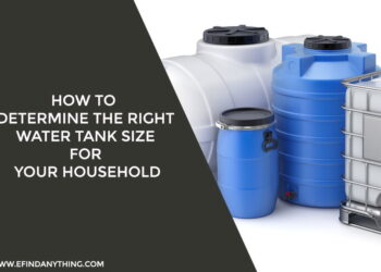 How To Determine The Right Water Tank Size