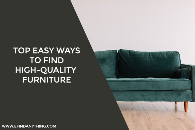 High-Quality Furniture