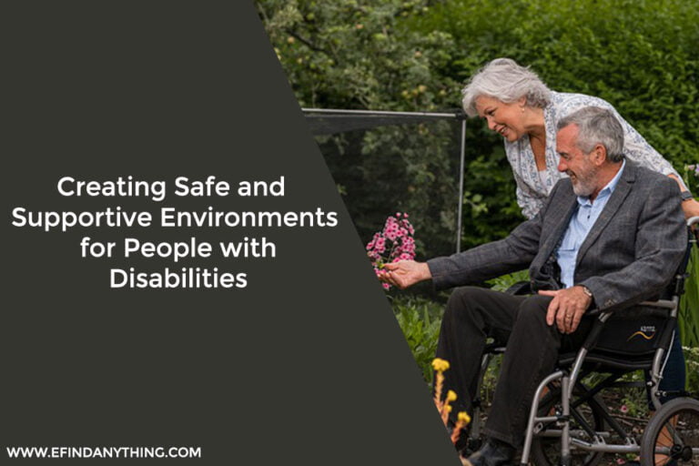 Supportive Environments for People with Disabilities