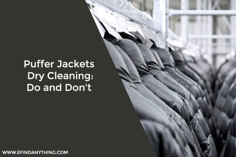 Puffer Jackets Dry Cleaning